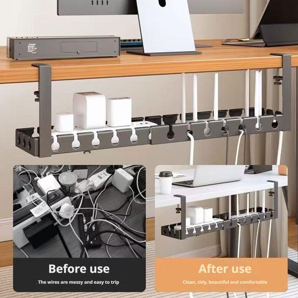 Cable Tray Under Desk - Extensível sob a mesa gerenciamento de