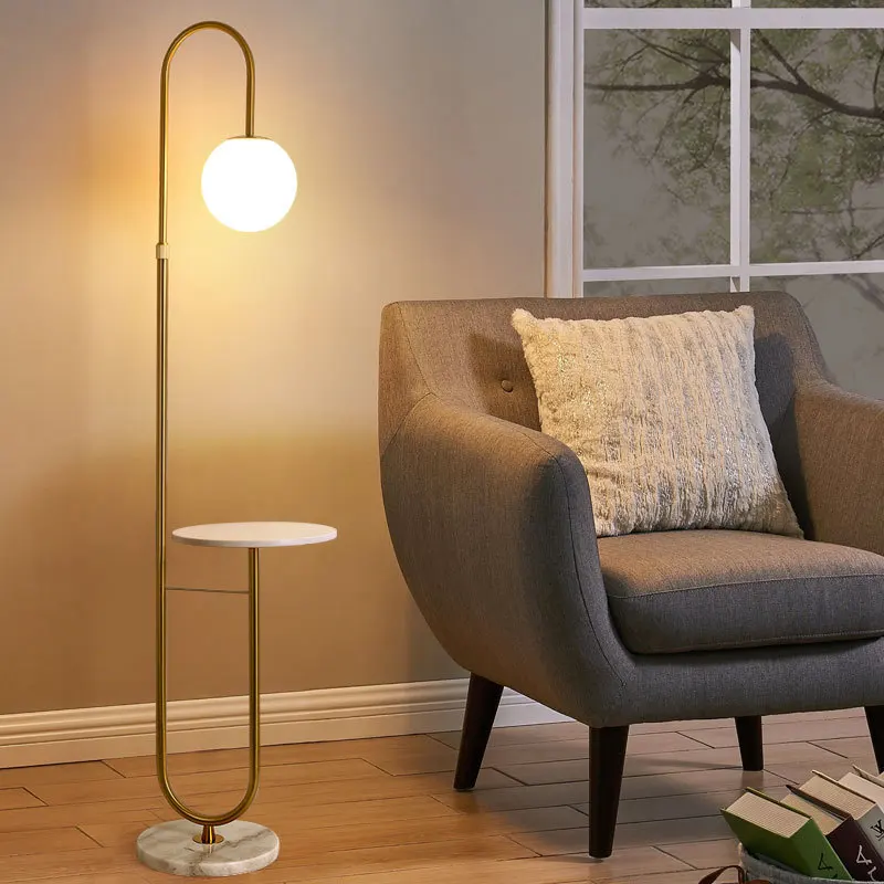 Floor Lamp Arched - Lâmpada de assoalho LED moderna para