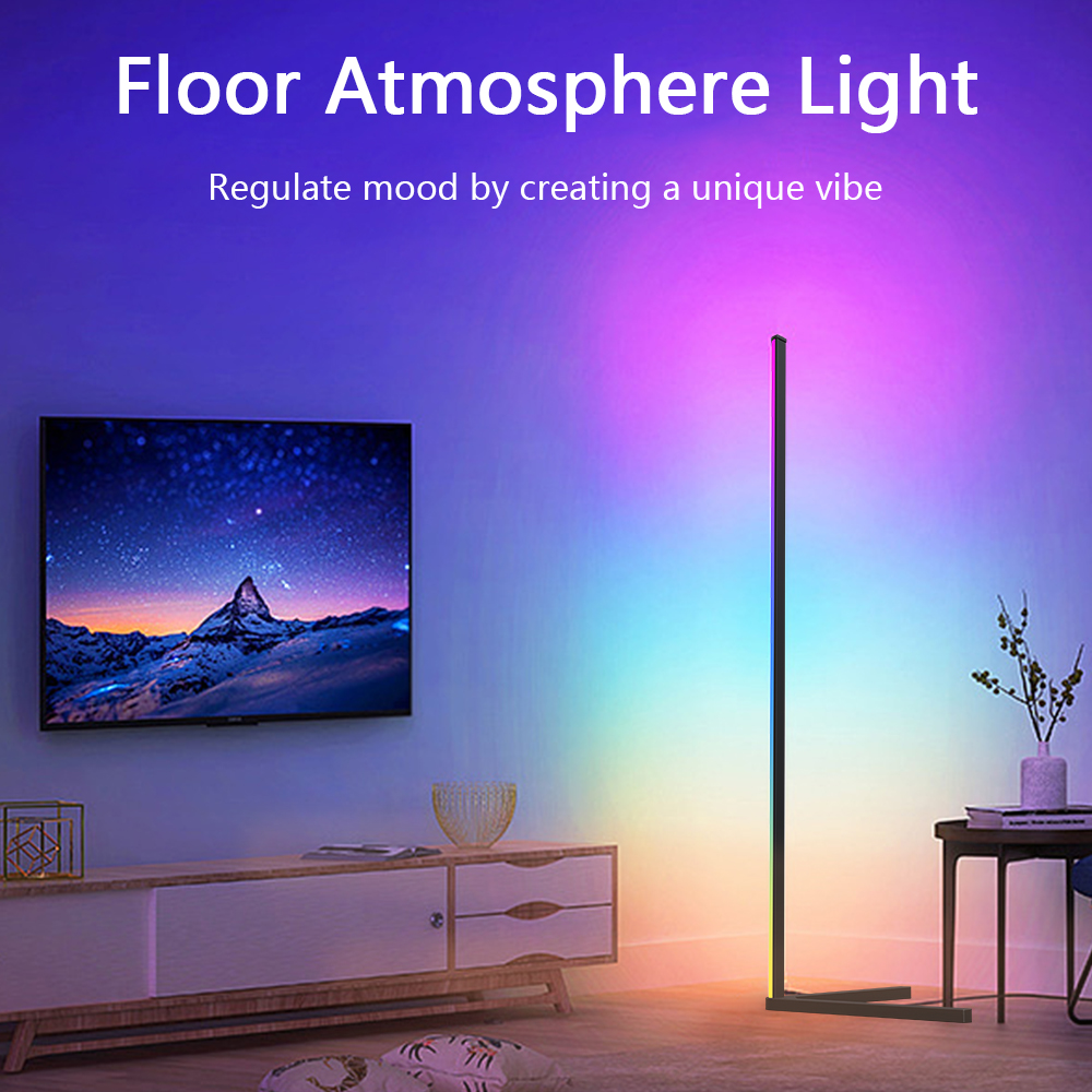 Floor Lamp Arched - Lâmpada de chão moderna nórdica RGBW
