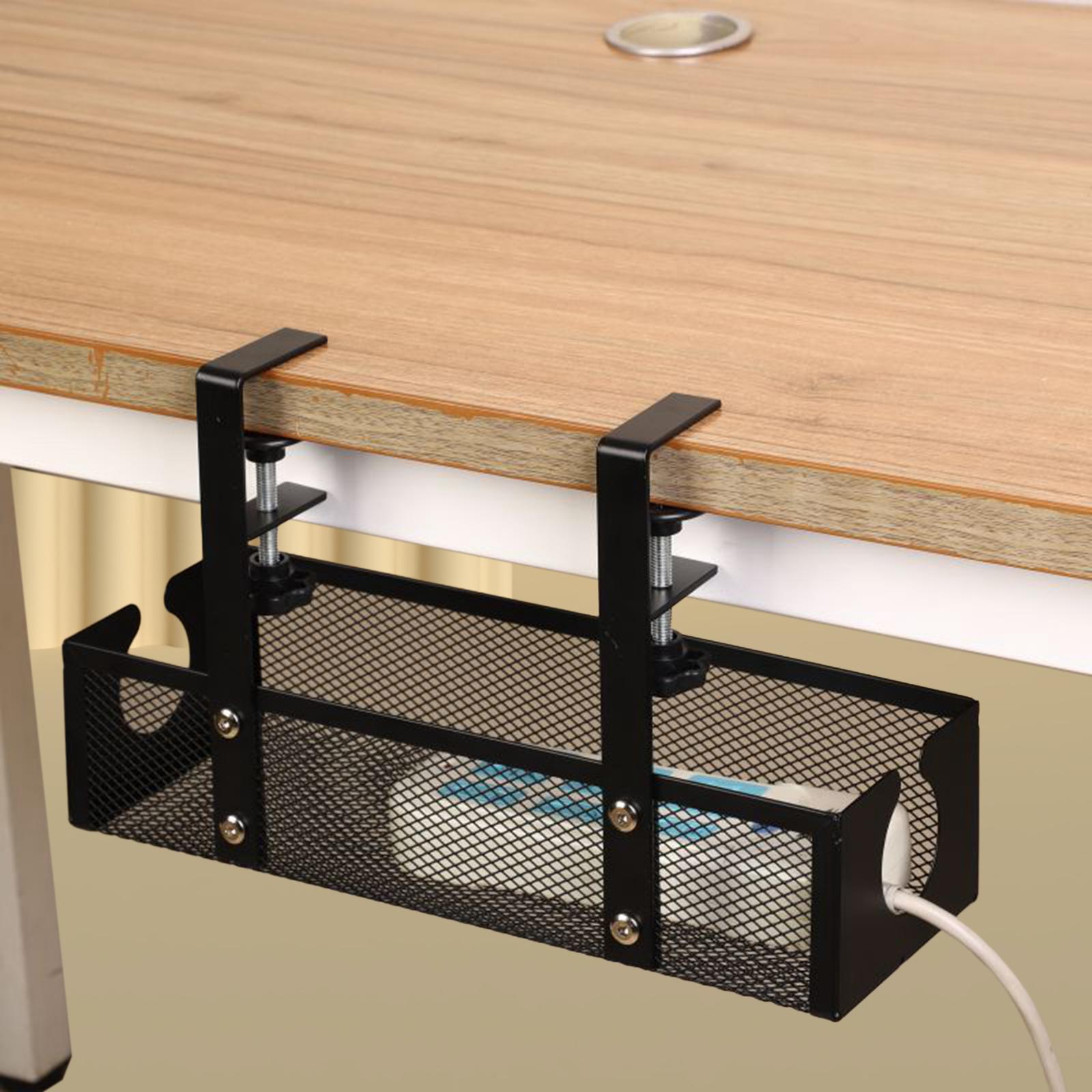Cable Tray Under Desk - Organizador de fio de metal sob