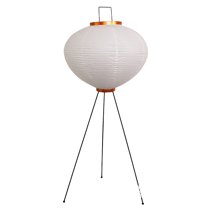 Floor Lamp Arched - Vintage japonês Noguchi Akari arroz papel