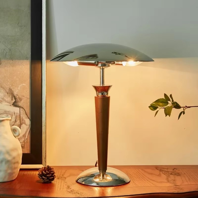 Floor Lamp Arched - Luminária de Chão Antiga em Madeira
