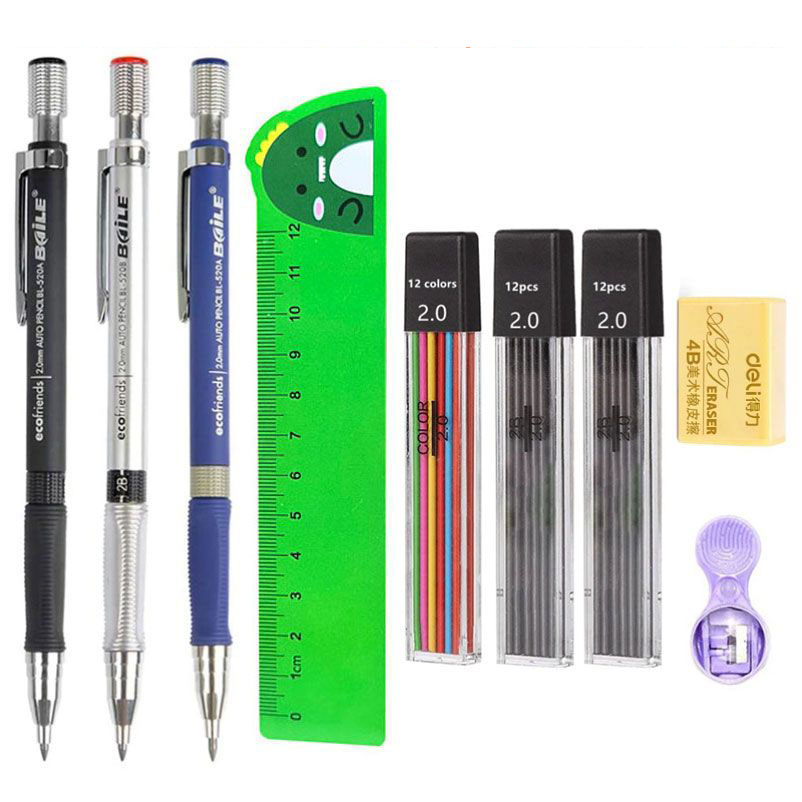 Staedtler Pencil Lumocolor - Conjunto de lápis mecânicos 2.0mm com