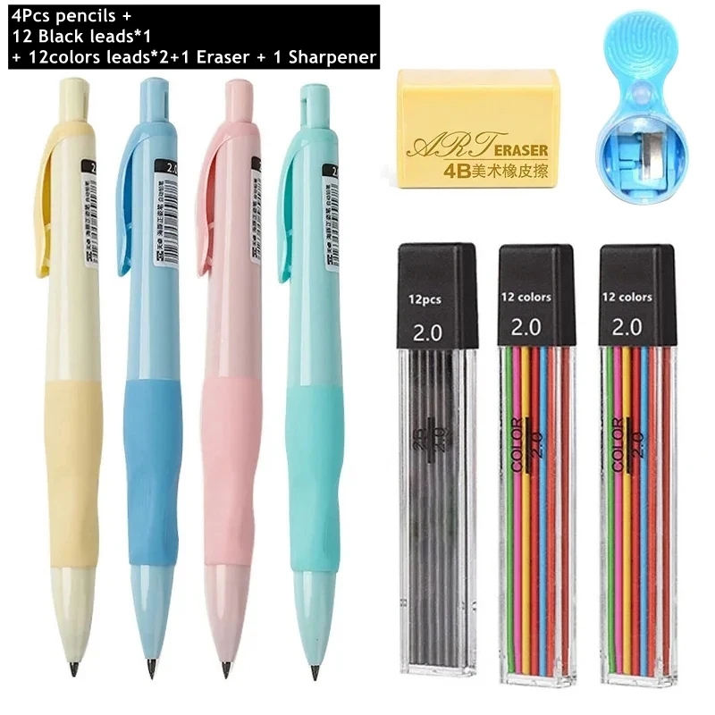 Staedtler Pencil Lumocolor - Conjunto de lápis mecânico 2.0mm hb