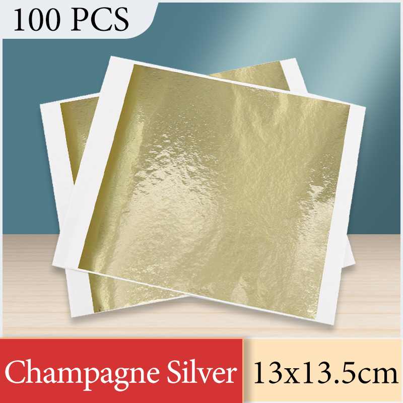 Office Furniture Loft - 13x13.5cm folha de papel champanhe prata
