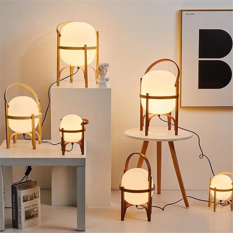 Floor Lamp Arched - Cole Cestita-Moderno Simples LED Madeira Lâmpada
