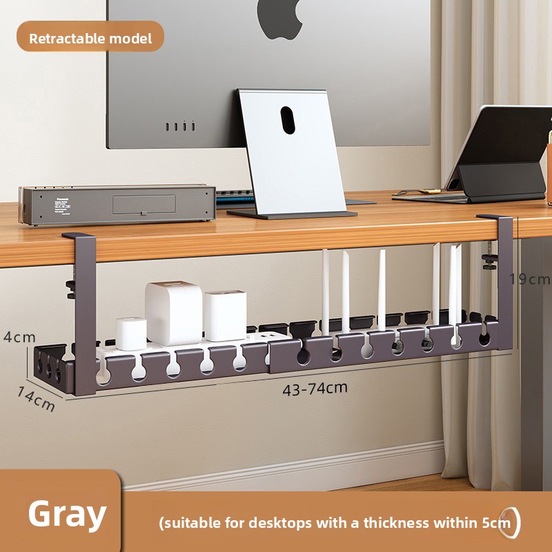Suporte retrátil para cabos so - Cable Tray Under Desk avaliação e preço