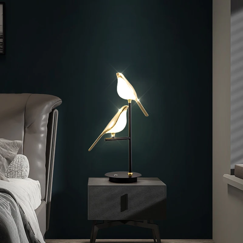 Magpie Bird-Standing LED Light - Floor Lamp Arched avaliação e preço