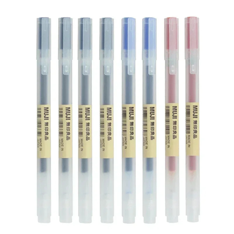 Conjunto de 6/8 Canetas Gel MU - Muji Stationery Gel Pen avaliação e preço
