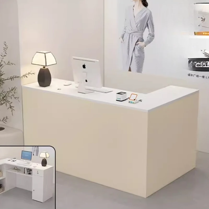 Balcões de Recepção Curvos par - Office Furniture Rental avaliação e preço
