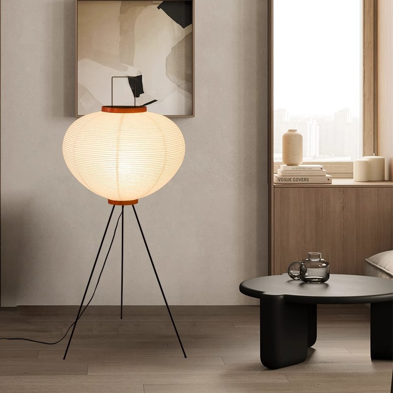 Vintage japonês Noguchi Akari  - Floor Lamp Arched avaliação e preço