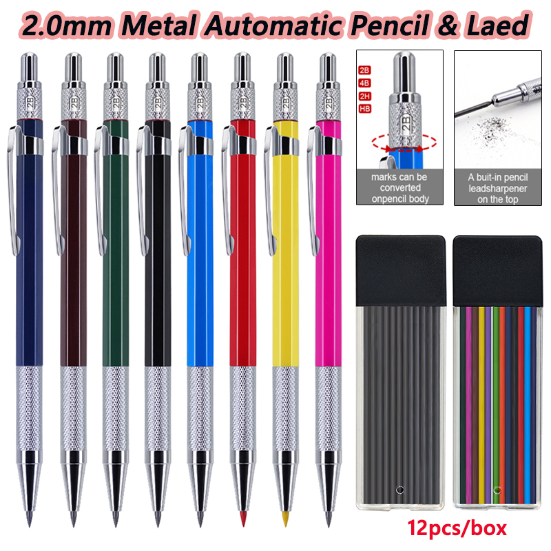 Novo lápis mecânico de metal m - Staedtler Pencil Lumocolor avaliação e preço