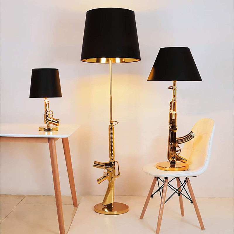 Banhado a ouro Pistola Table D - Floor Lamp Arched avaliação e preço