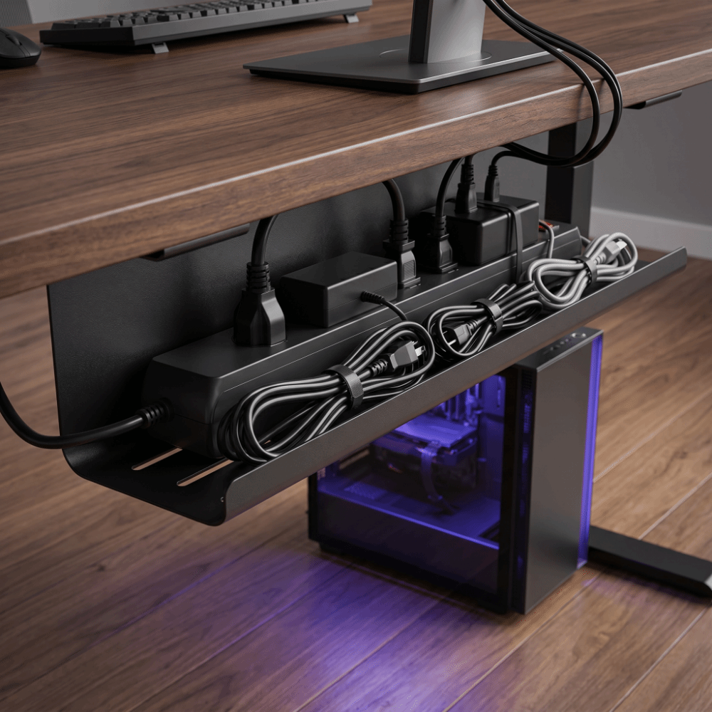 Bandeja Organizadora de Cabos  - Cable Tray Under Desk avaliação e preço