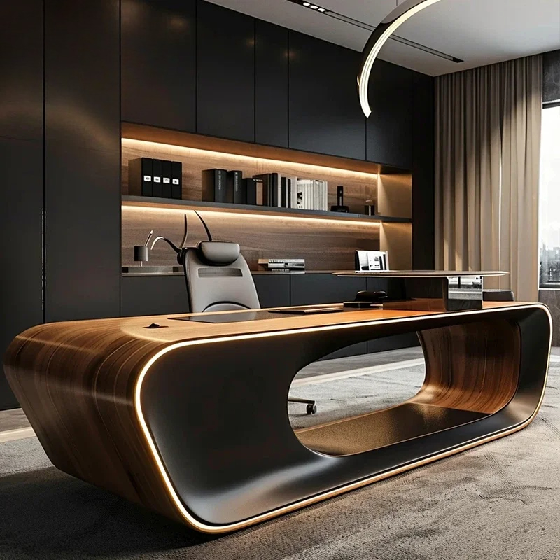 Nova Mesa Executiva Moderna Si - Office Furniture Rental avaliação e preço