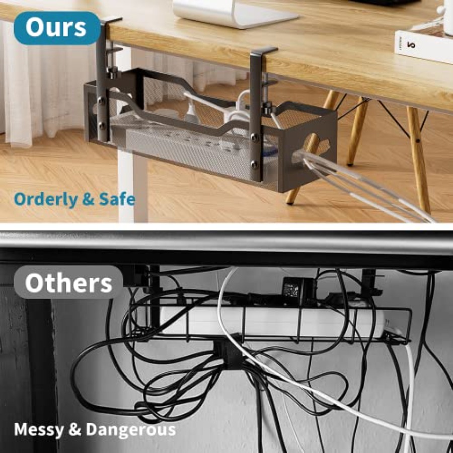 Bandeja Organizadora de Cabos  - Cable Tray Under Desk avaliação e preço