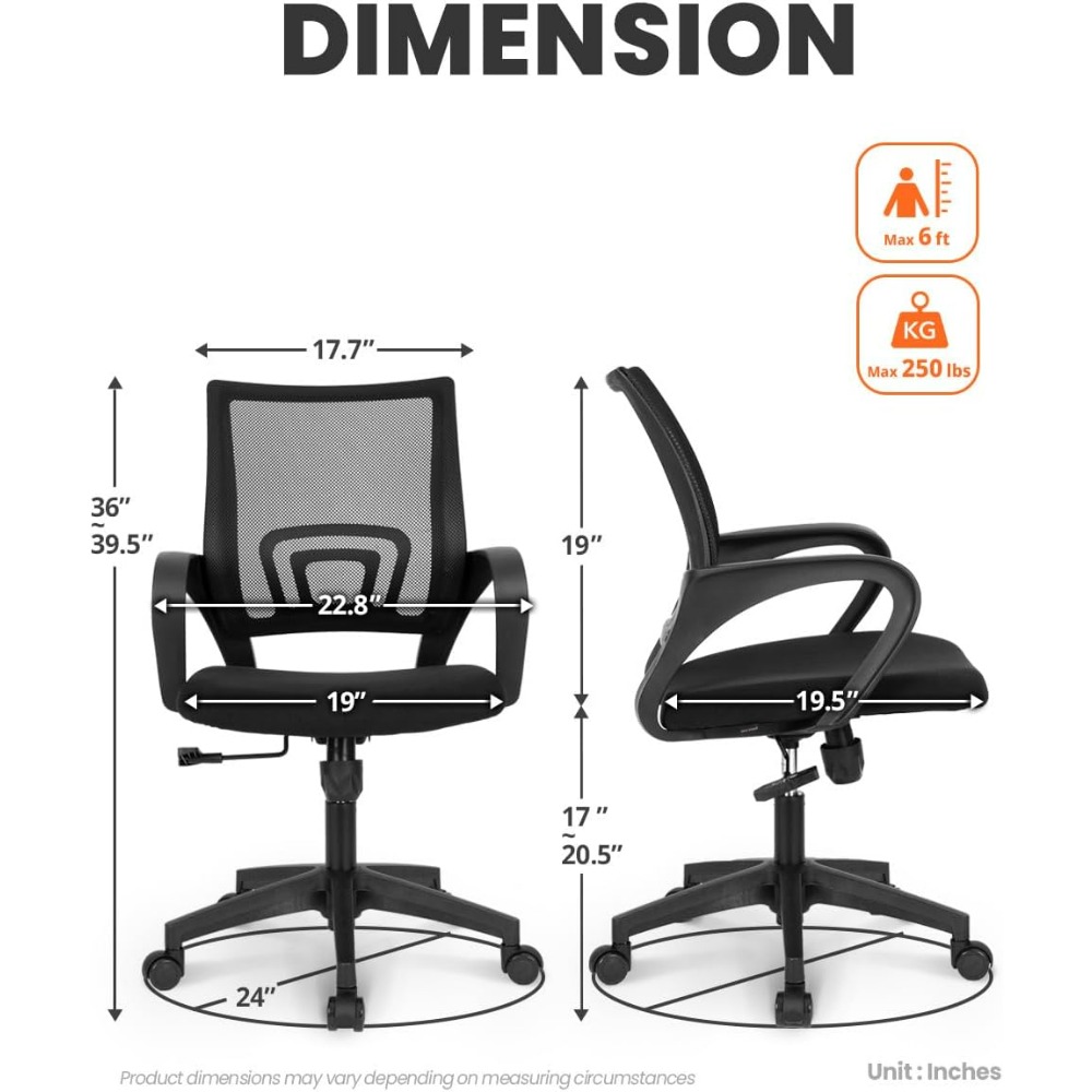 Cadeira de Escritório Gamer em - Task Chair Mid Back avaliação e preço