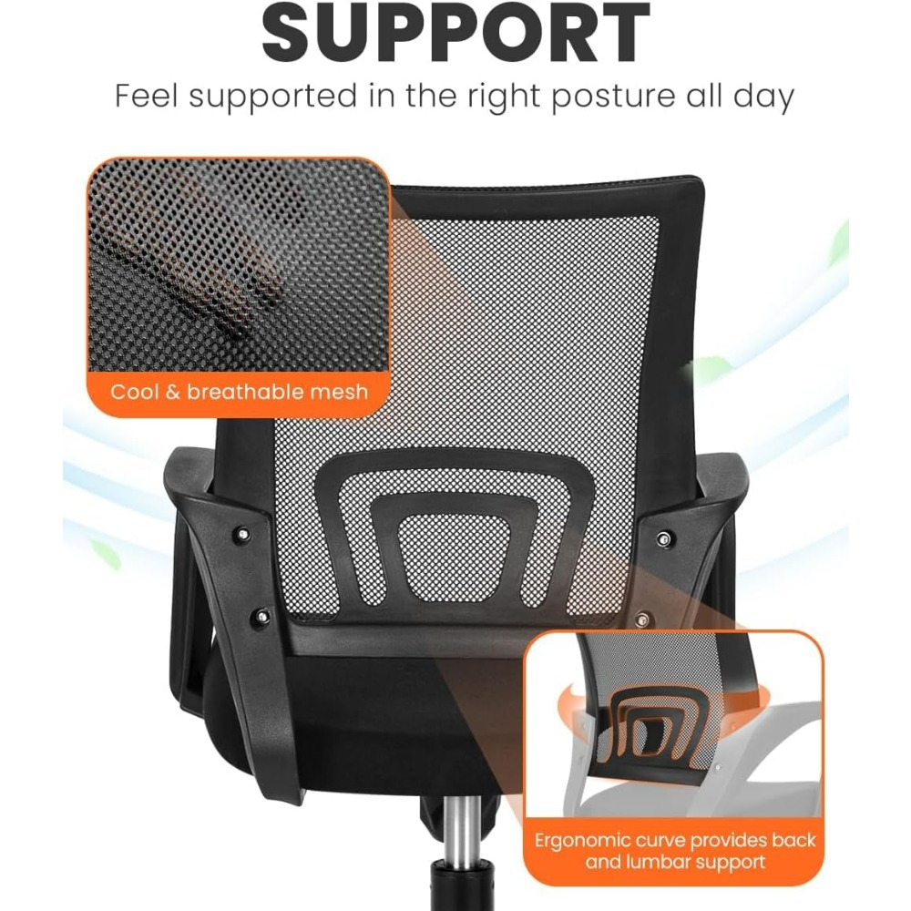 Cadeira de Escritório Gamer em - Task Chair Mid Back avaliação e preço