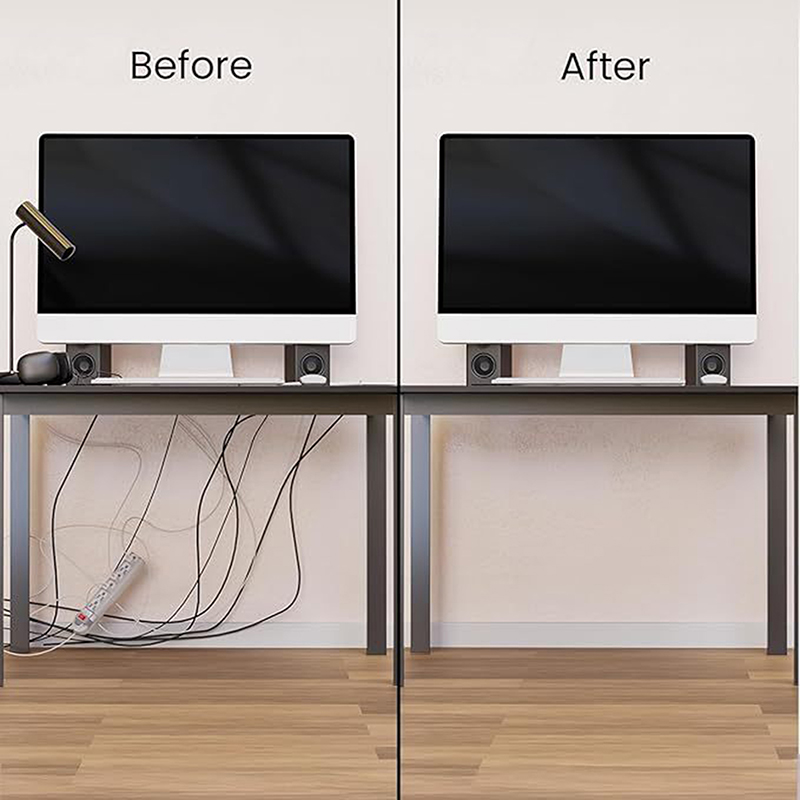 Bandeja de gerenciamento de ca - Cable Tray Under Desk avaliação e preço